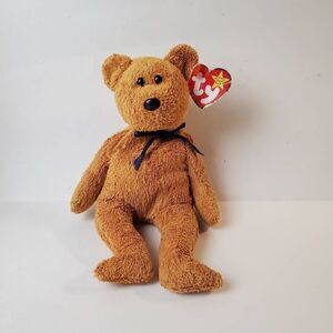 Ty Beanie Baby FUZZ the Bear Stuffed Animal Toy